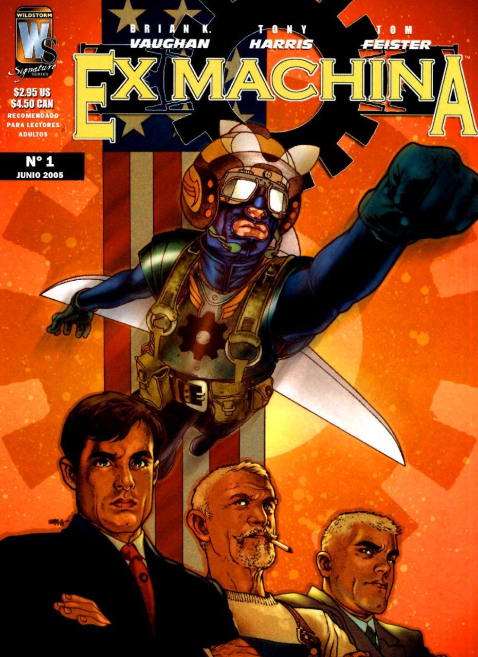 Portada ampliada de Ex Machina