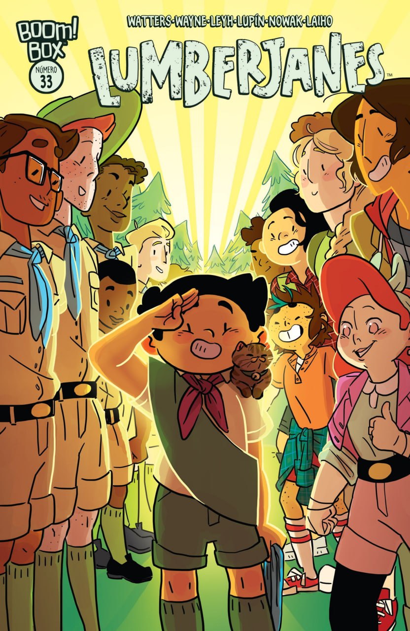 Portada ampliada de LUMBERJANES