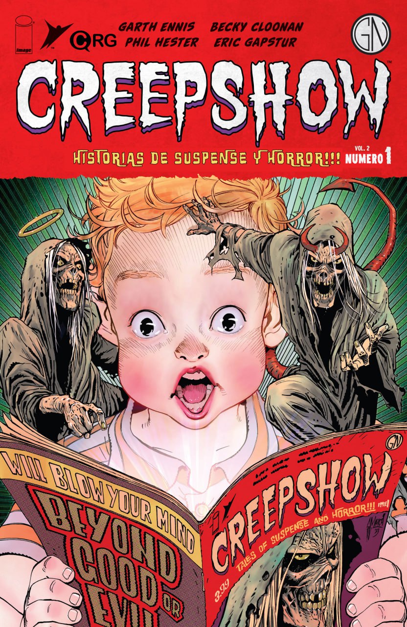 Portada ampliada de CREEPSHOW