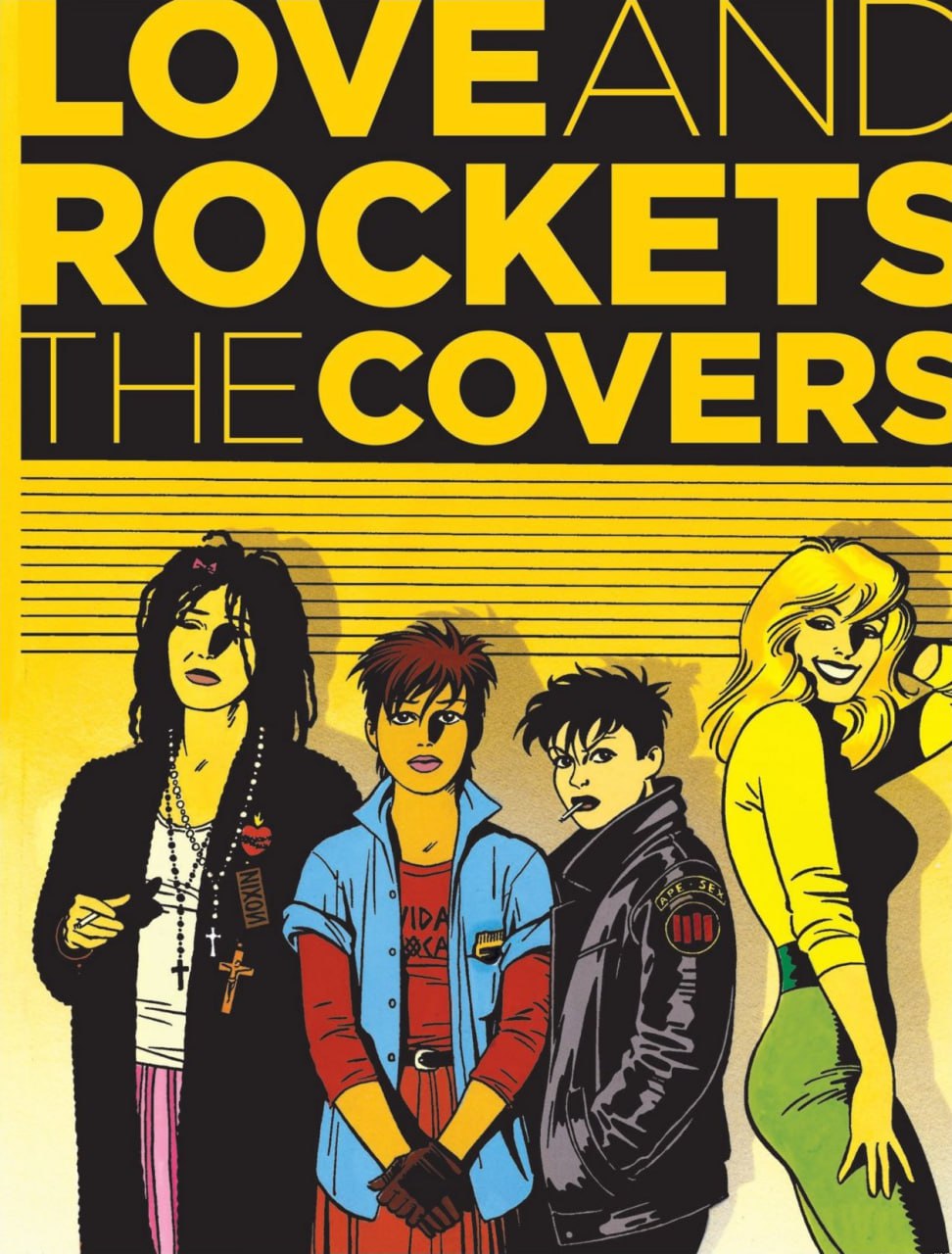 Portada ampliada de LOVE AND ROCKETS THE COVERS