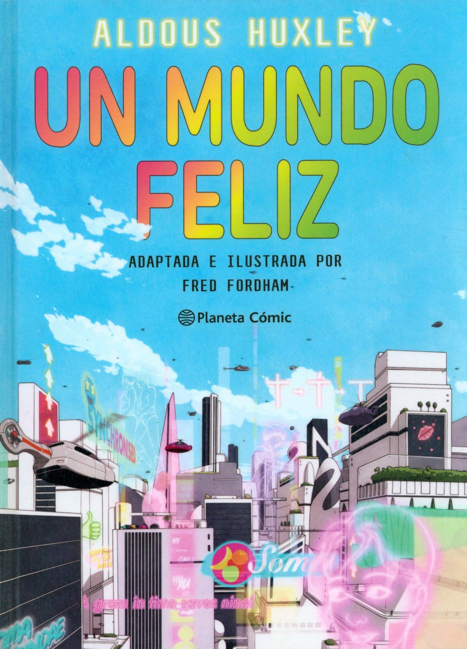 Portada ampliada de UN MUNDO FELIZ