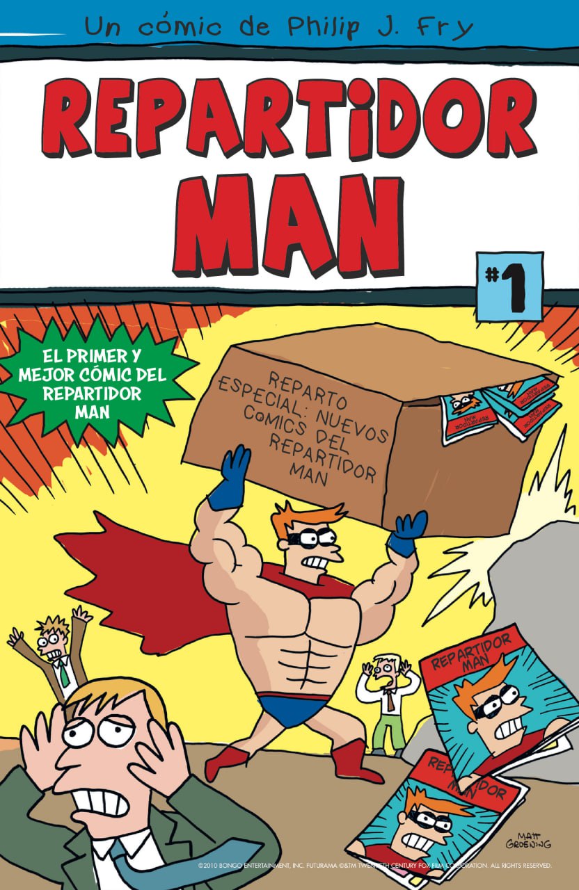 Portada ampliada de Repartidor Man
