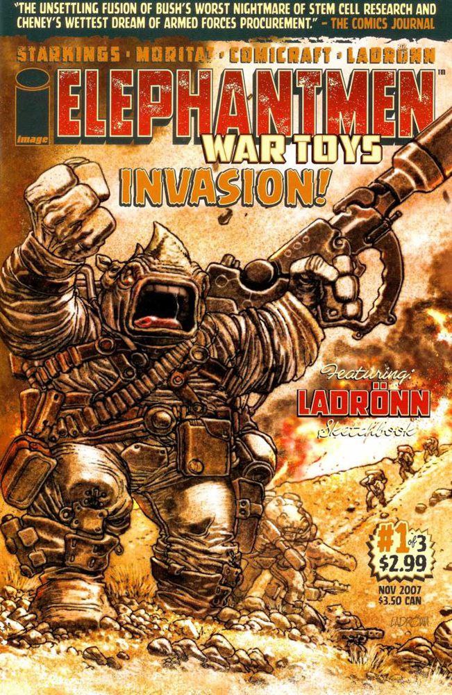Portada ampliada de ELEPHANTMEN WAR TOYS INVASION!