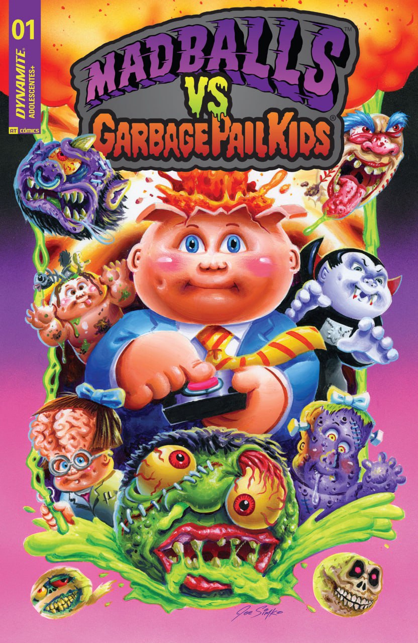 Portada ampliada de MADBALLS VS GARBAGE PAIL KIDS