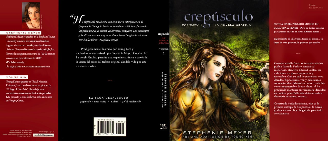Portada ampliada de crepúscilo