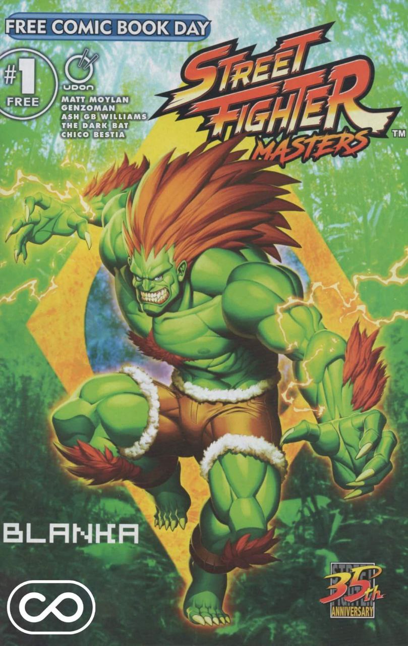 Portada ampliada de Street Fighter Masters