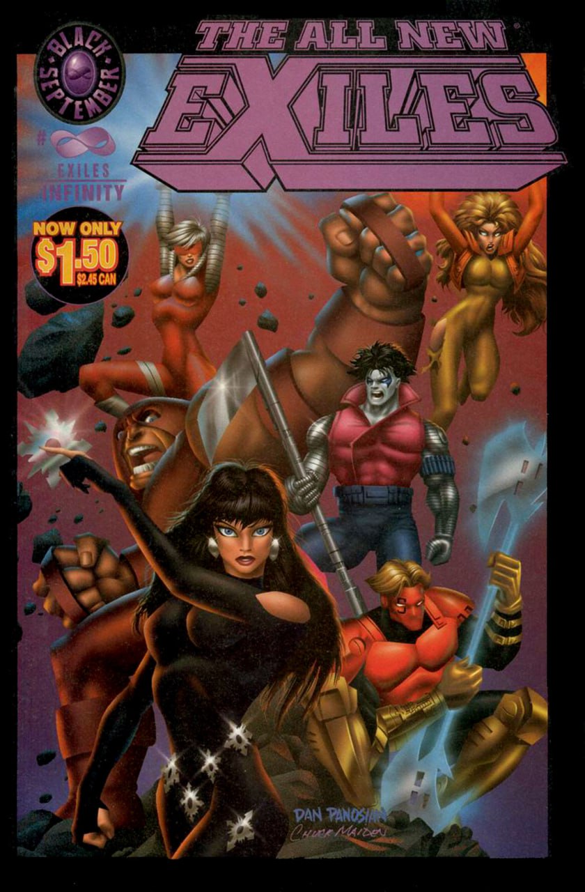Portada ampliada de The All New Exiles