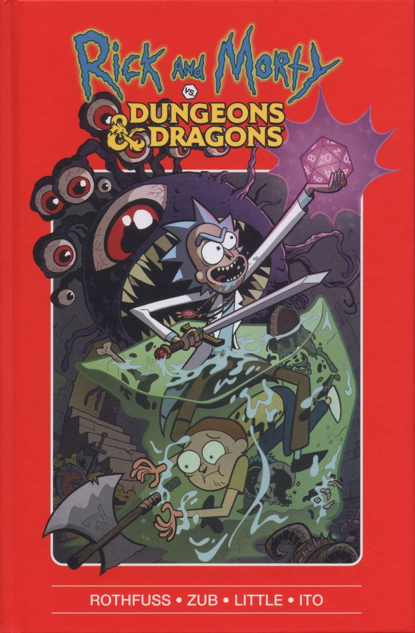 Portada ampliada de Rick and Morty Dungeons & Dragons