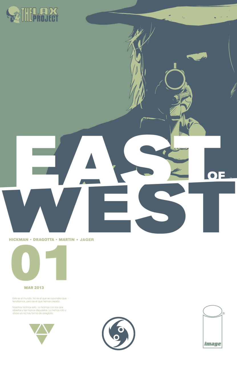 Portada ampliada de EAST OF WEST