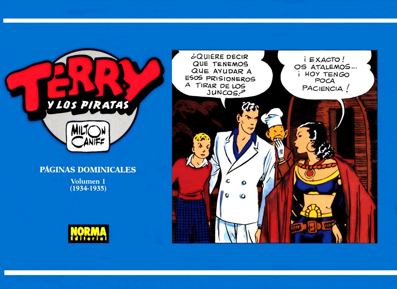 Portada ampliada de Terry y los piratas