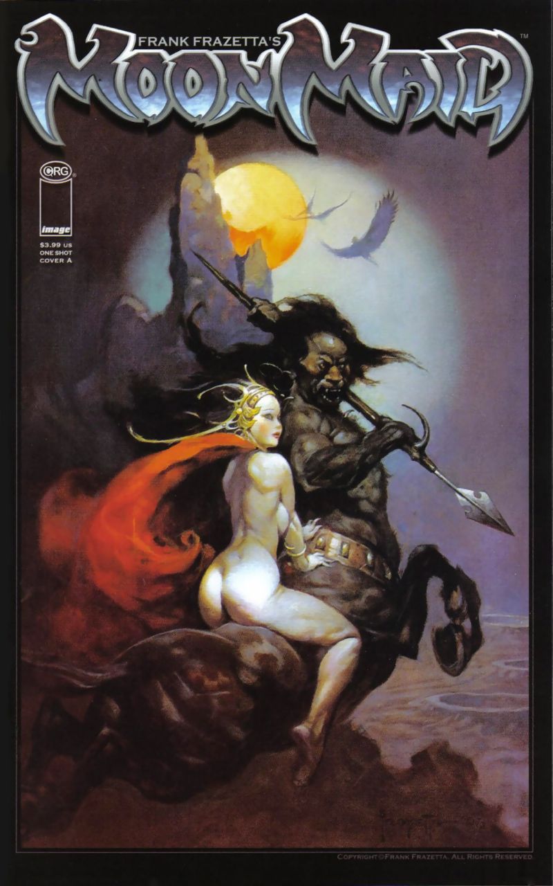 Portada ampliada de Moon Maid