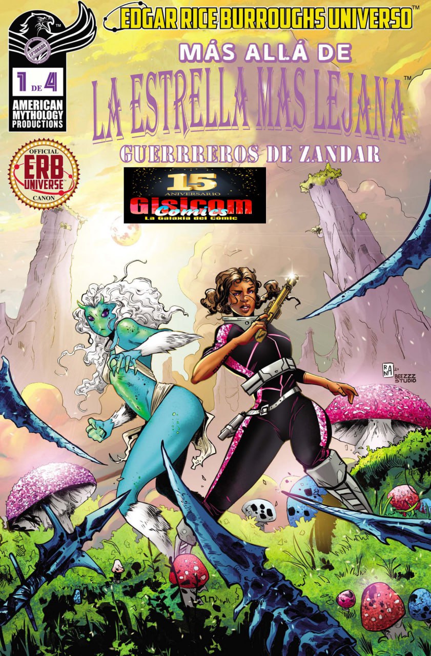 Portada ampliada de MÁS ALLÁ DE LA ESTRELLA MÁS LEJANA GUERREROS DE ZANDAR