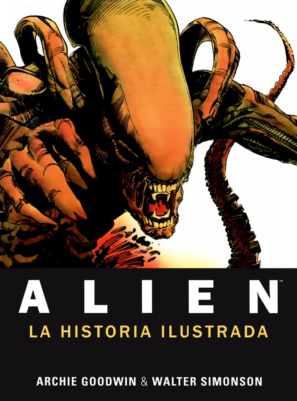 Portada ampliada de ALIEN LA HISTORIA ILUSTRADA