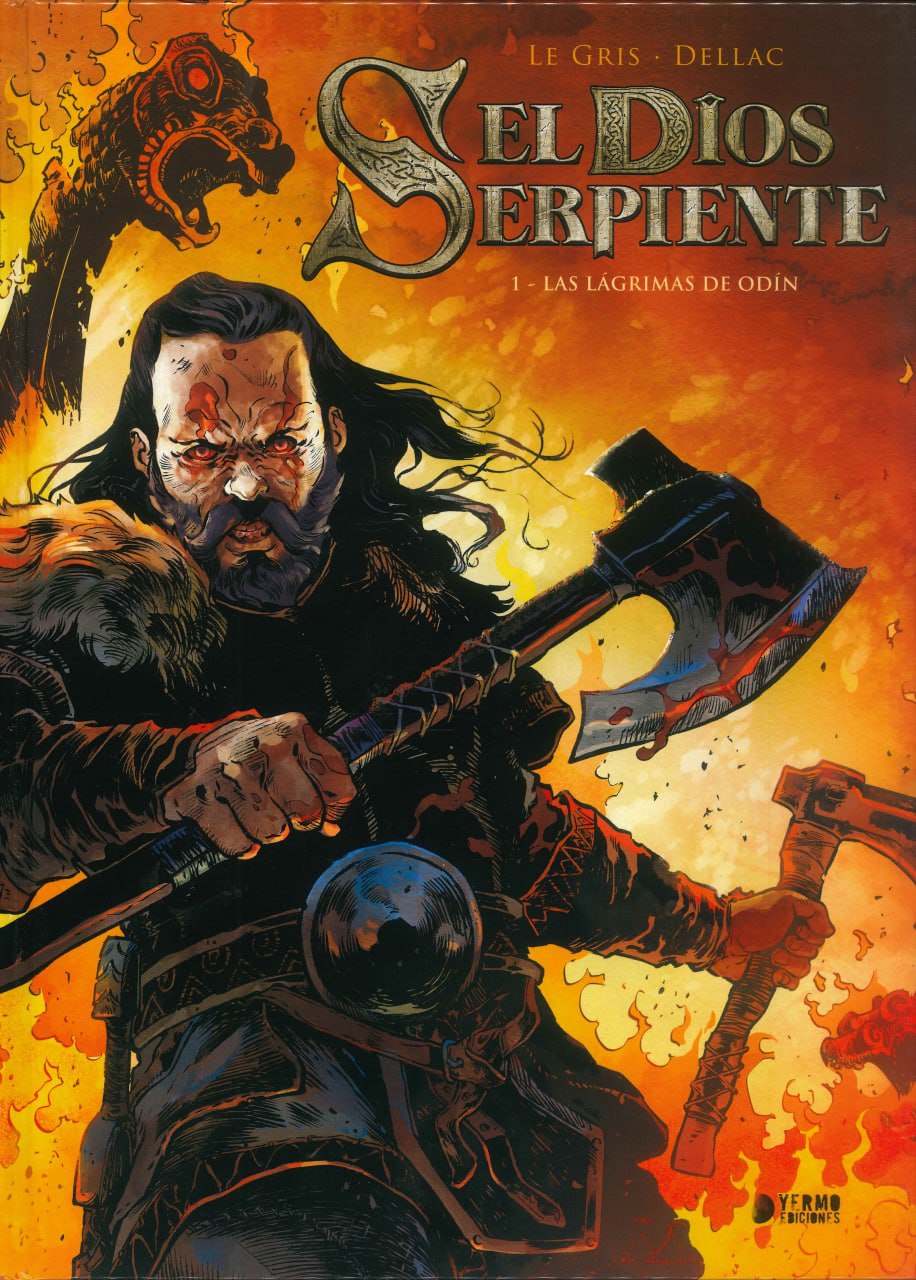 Portada ampliada de El Dios Serpiente
