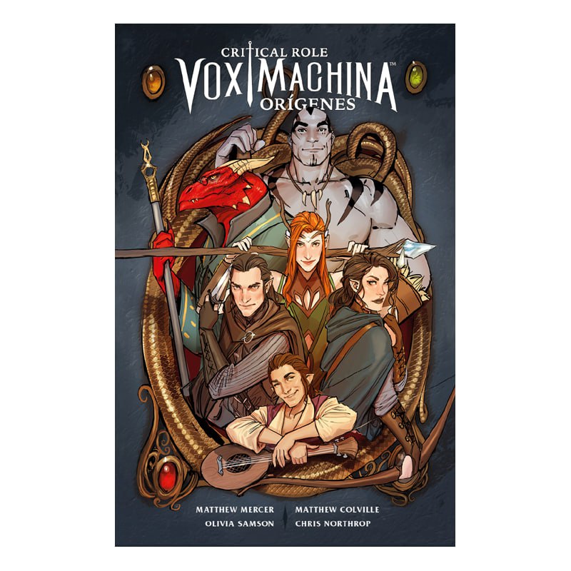 Portada ampliada de Critical Role Vox Machina Orígenes