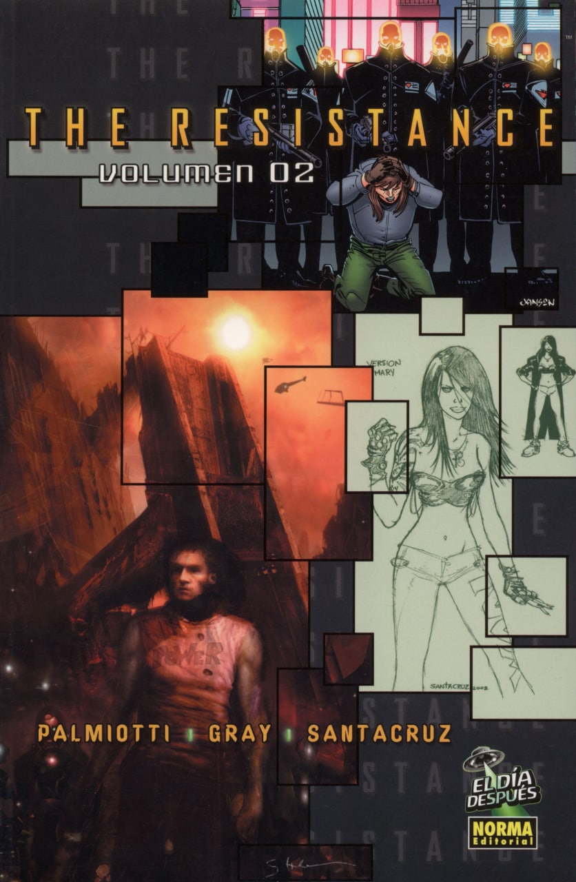Portada ampliada de THE RESISTANCE VOLUMEN 02