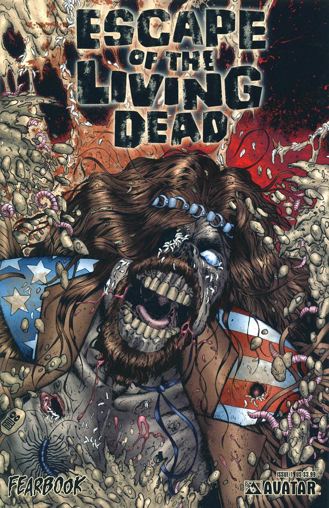 Portada ampliada de ESCAPE OF THE LIVING DEAD