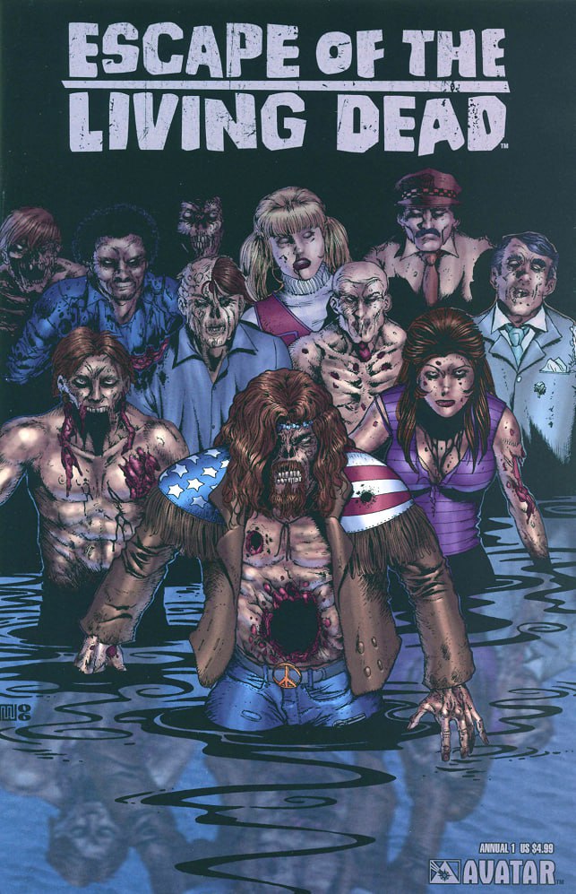 Portada ampliada de ESCAPE OF THE LIVING DEAD