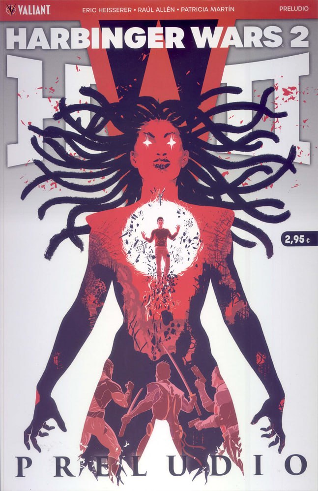 Portada ampliada de HARBINGER WARS