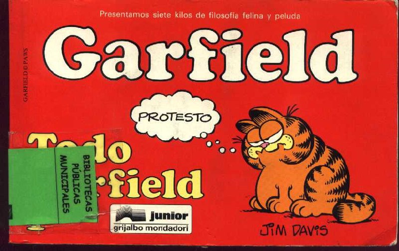 Portada ampliada de Garfield