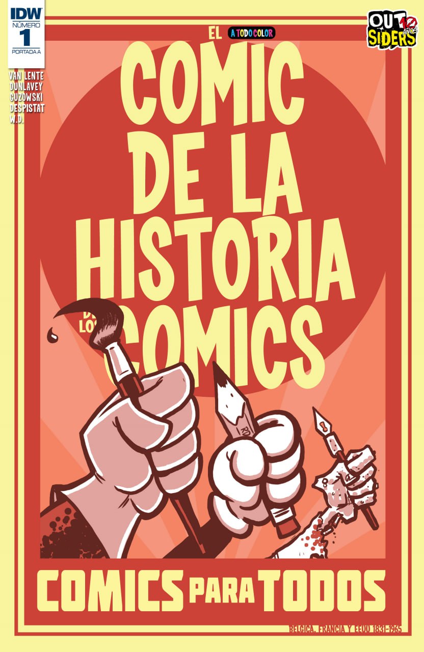 Portada ampliada de EL COMIC DE LA HISTORIA COMICS