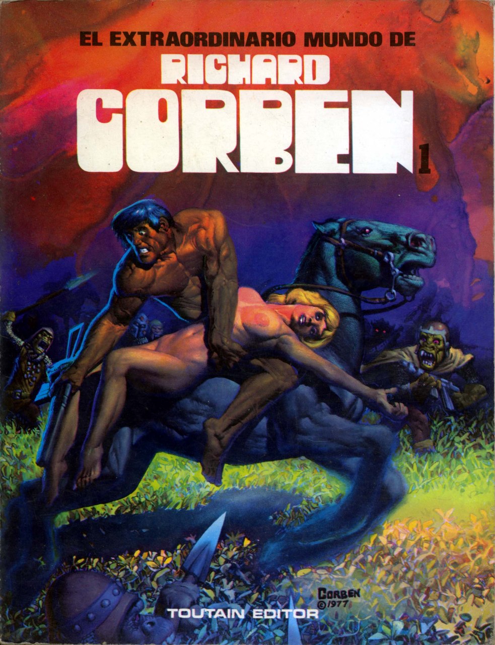 Portada ampliada de EL EXTRAORDINARIO MUNDO DE RICHARD CORBEN