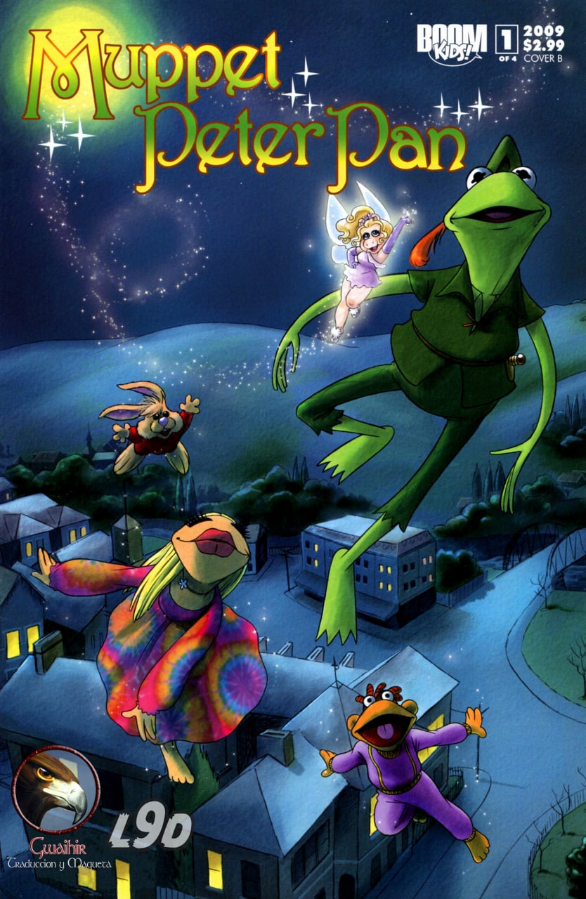 Portada ampliada de Muppet Peter Pan
