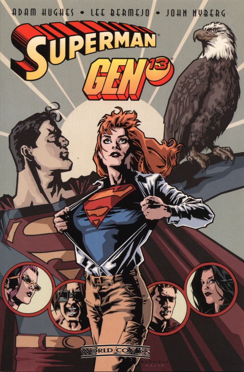 Portada ampliada de SUPERMAN GEN 13
