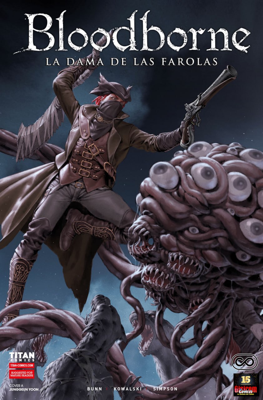 Portada ampliada de Bloodborne La Dama de las Farolas
