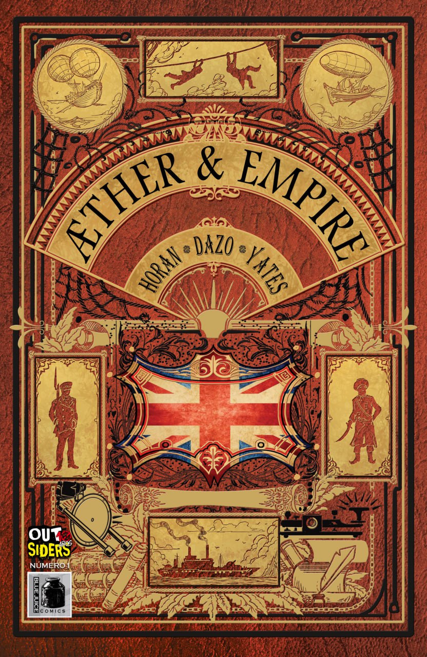 Portada ampliada de ÆTHER & EMPIRE