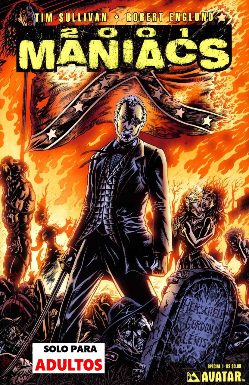 Portada ampliada de 2 Maniacs