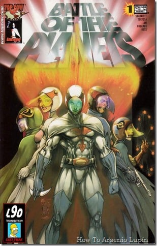 Portada ampliada de BATTLES OF THE PLANETS