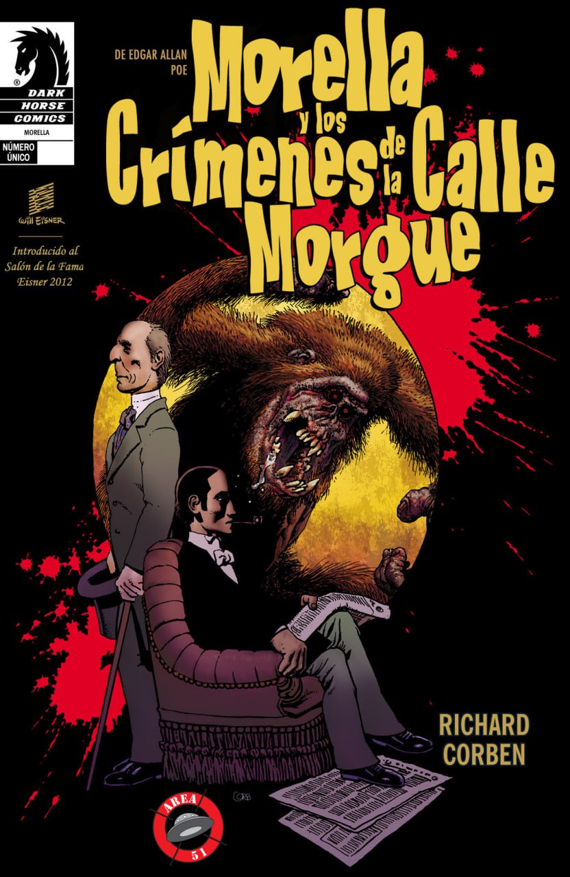 Portada ampliada de Morella y los Crímenes de la Calle Morgue