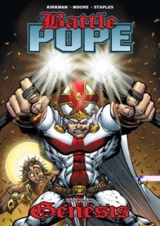 Portada ampliada de Battle Pope: Genesis