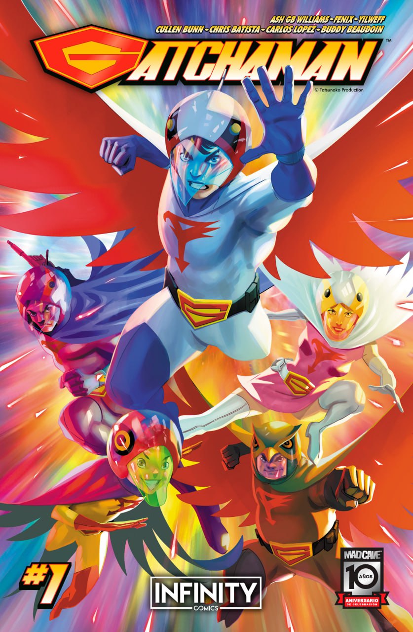 Portada ampliada de Gatchaman