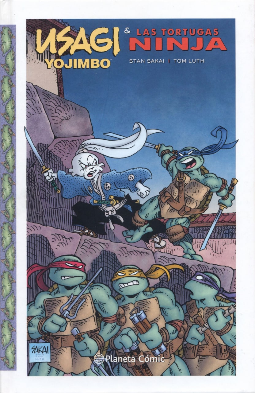 Portada ampliada de USAGI YOJIMBO & LAS TORTUGAS NINJA