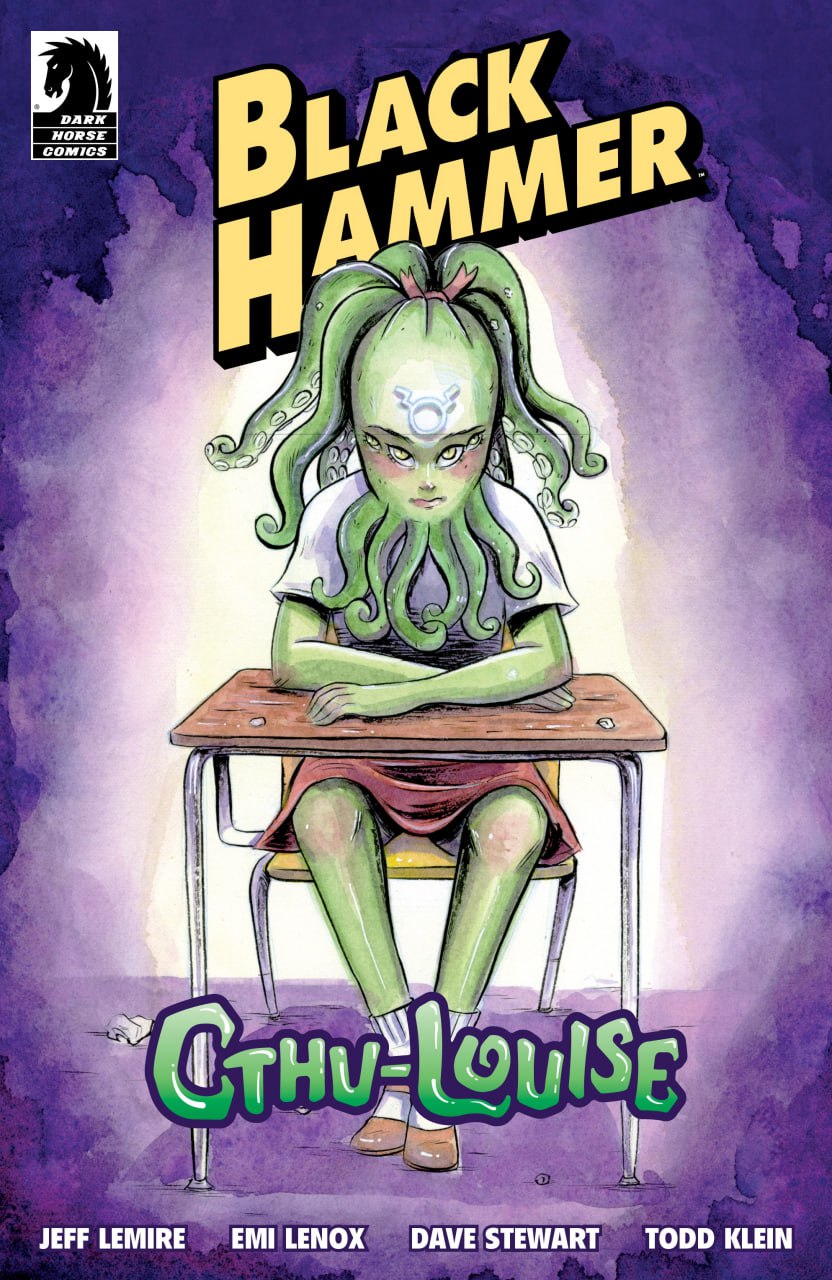 Portada ampliada de Black Hammer Cthu-Louise