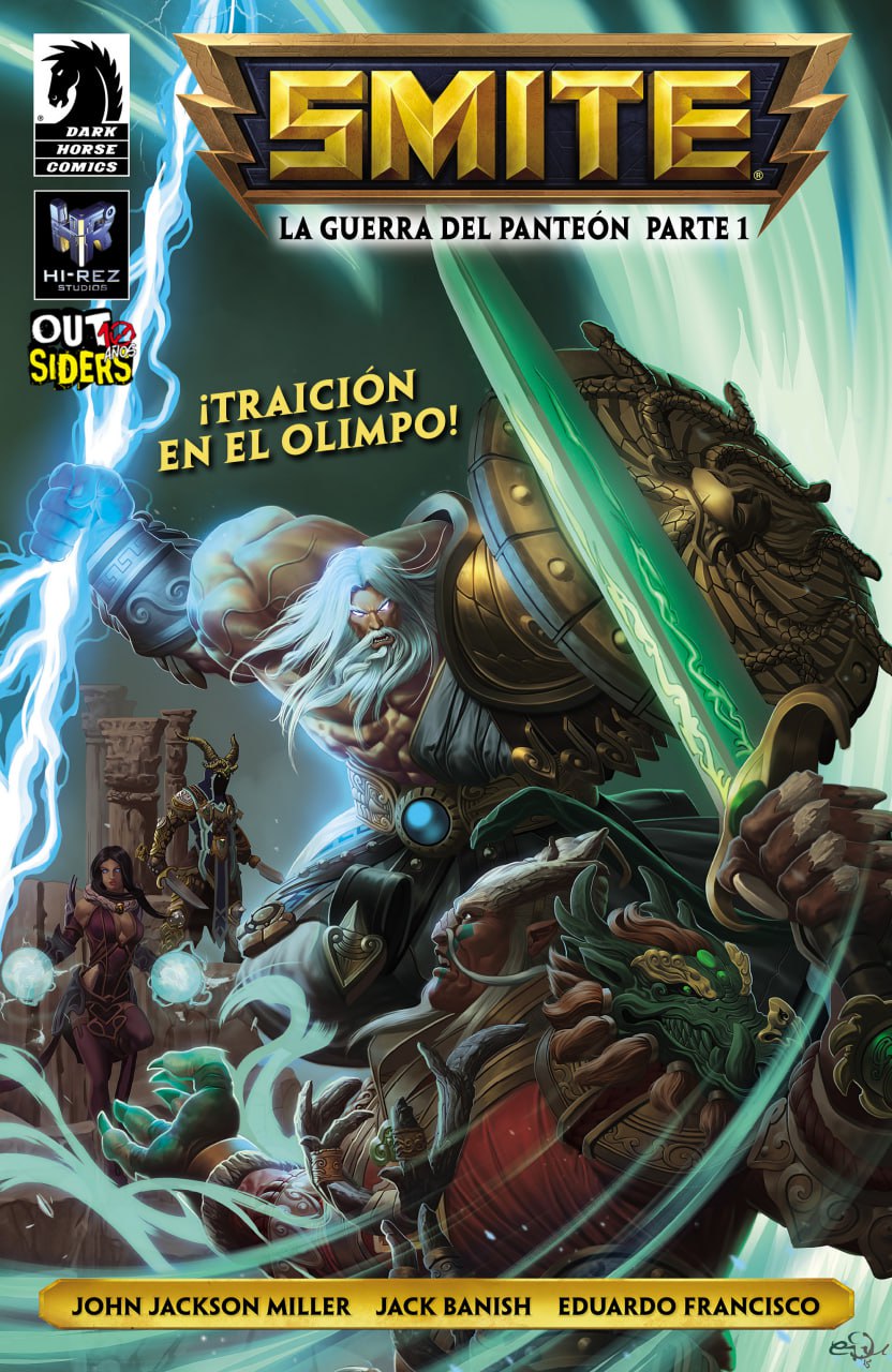 Portada ampliada de SMITE LA GUERRA DEL PANTEÓN PARTE