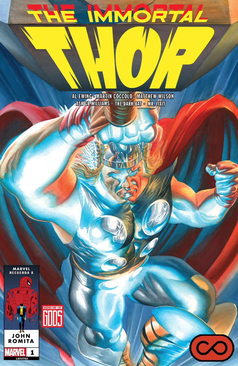 Portada ampliada de THE IMMORTAL THOR
