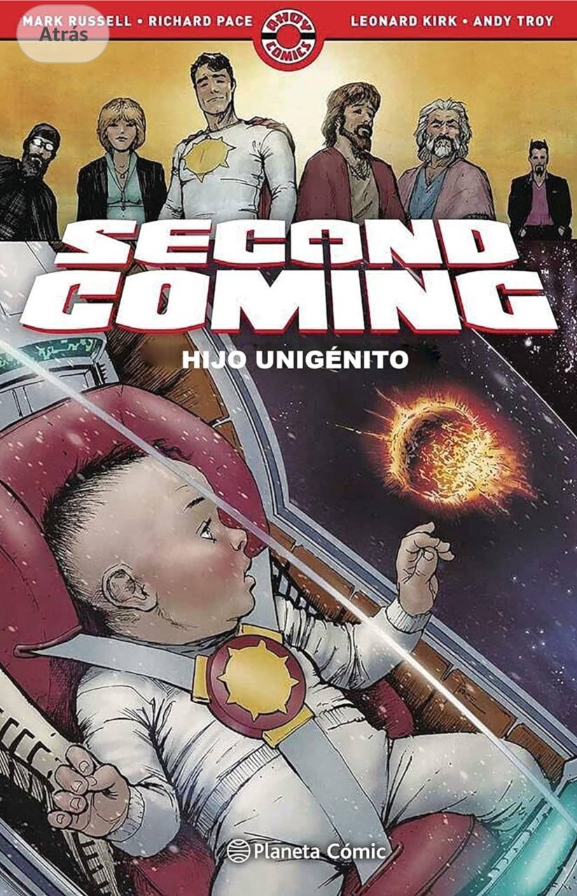 Portada ampliada de Second Coming: Hijo Unigénito