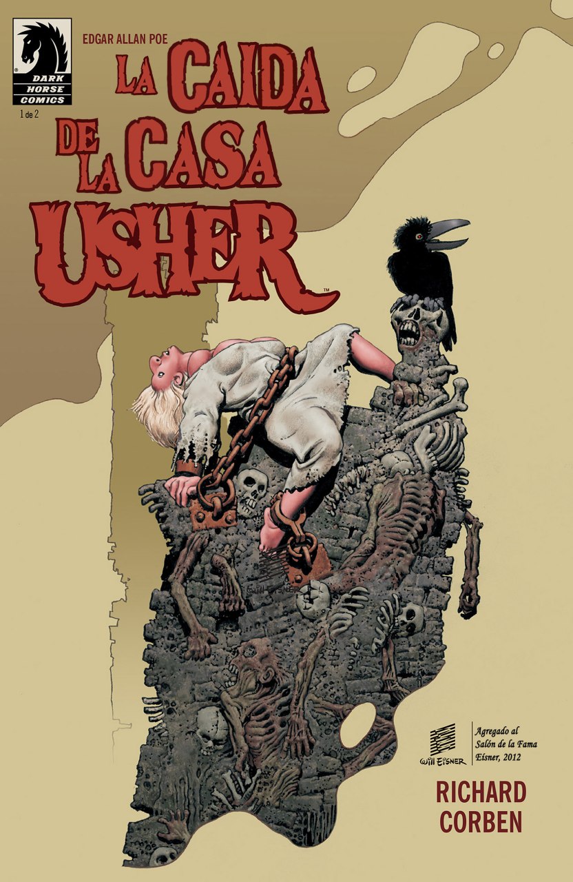 Portada ampliada de La Caida de la Casa Usher