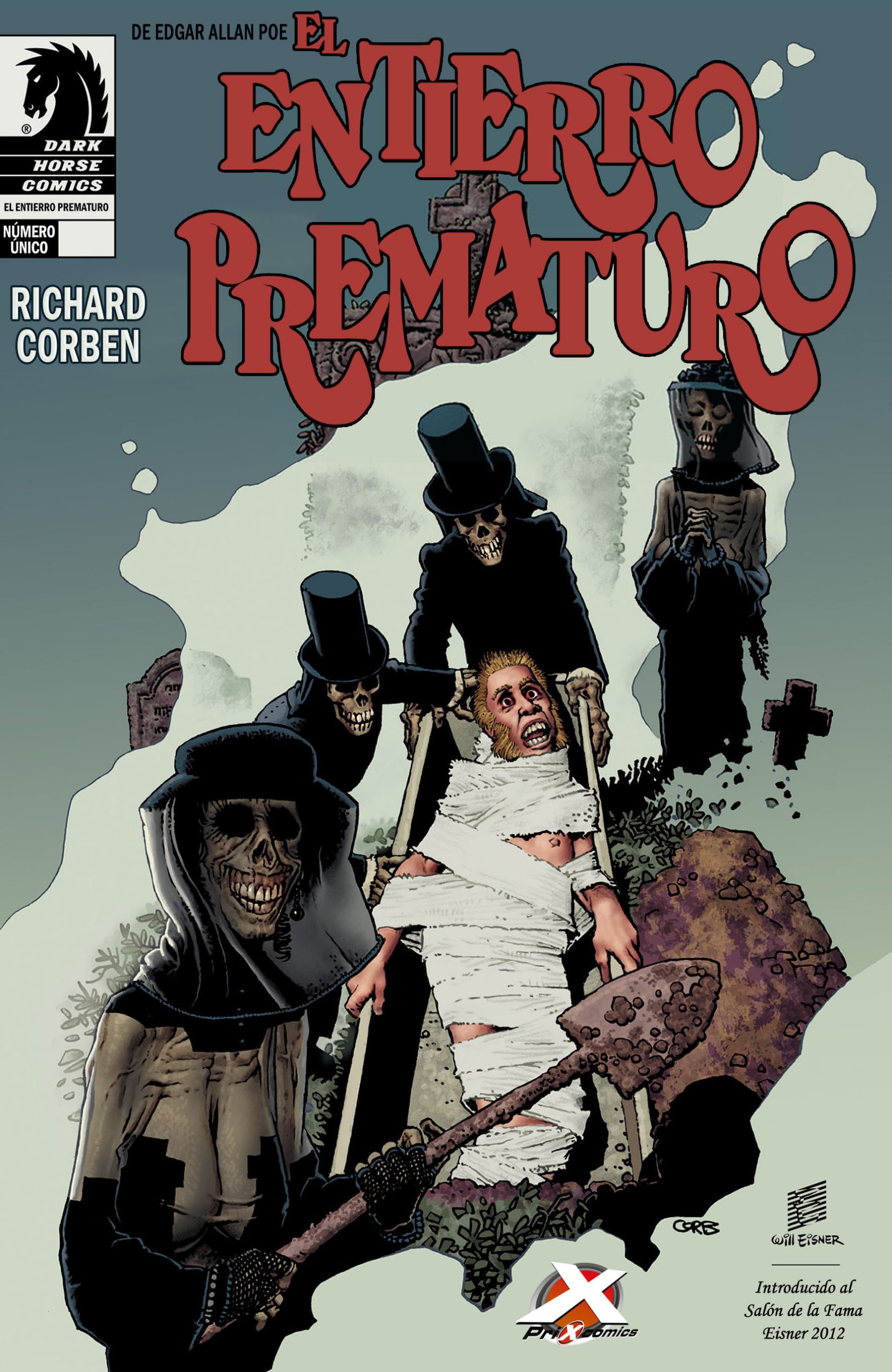 Portada ampliada de EL ENTIERRO PREMATURO