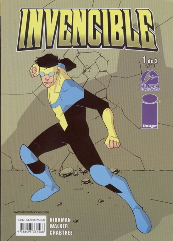 Portada ampliada de INVENCIBLE