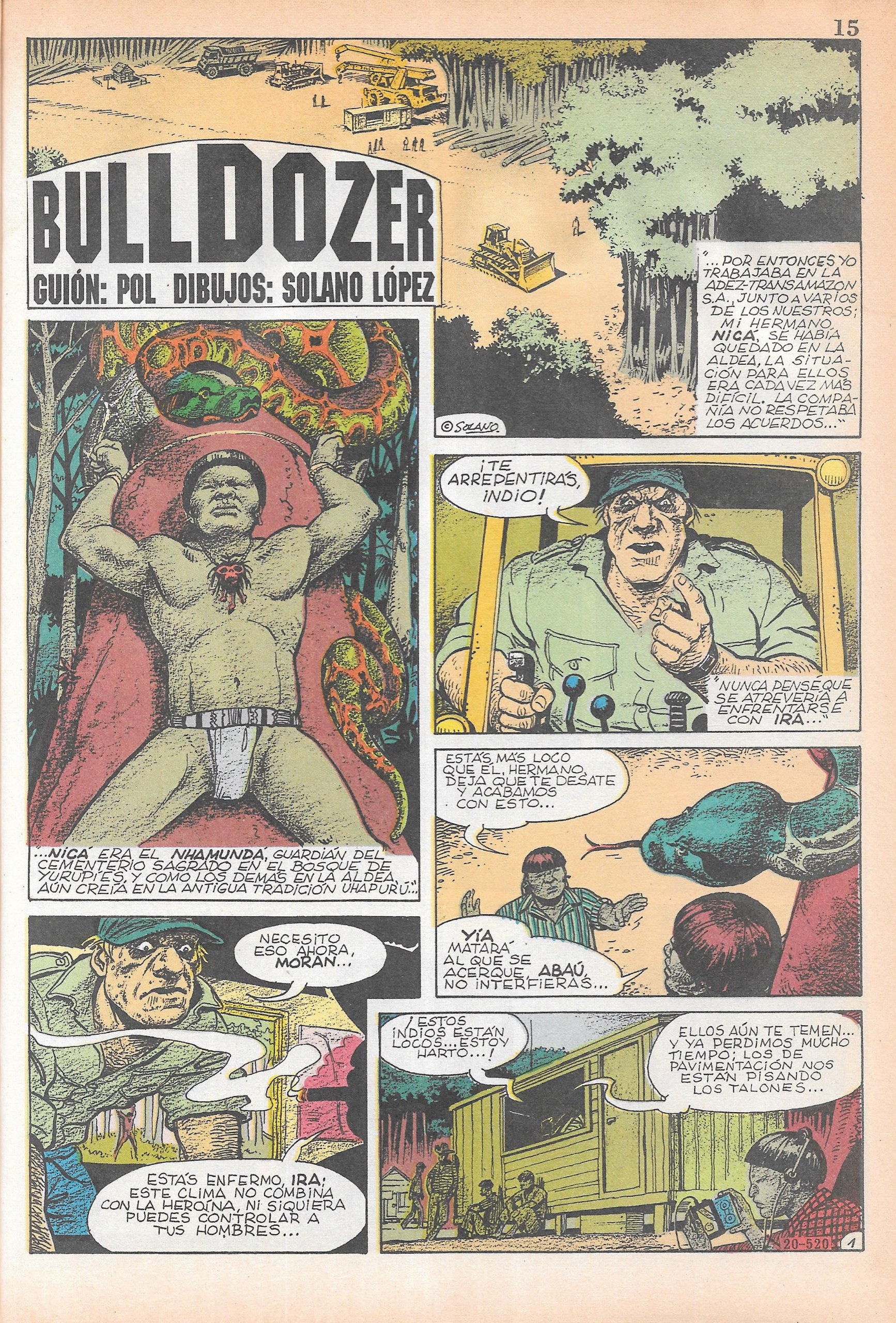 Portada ampliada de BULLDOZER