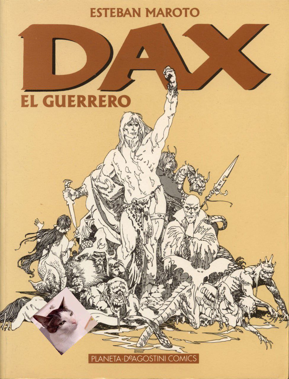 Portada ampliada de DAX EL GUERRERO