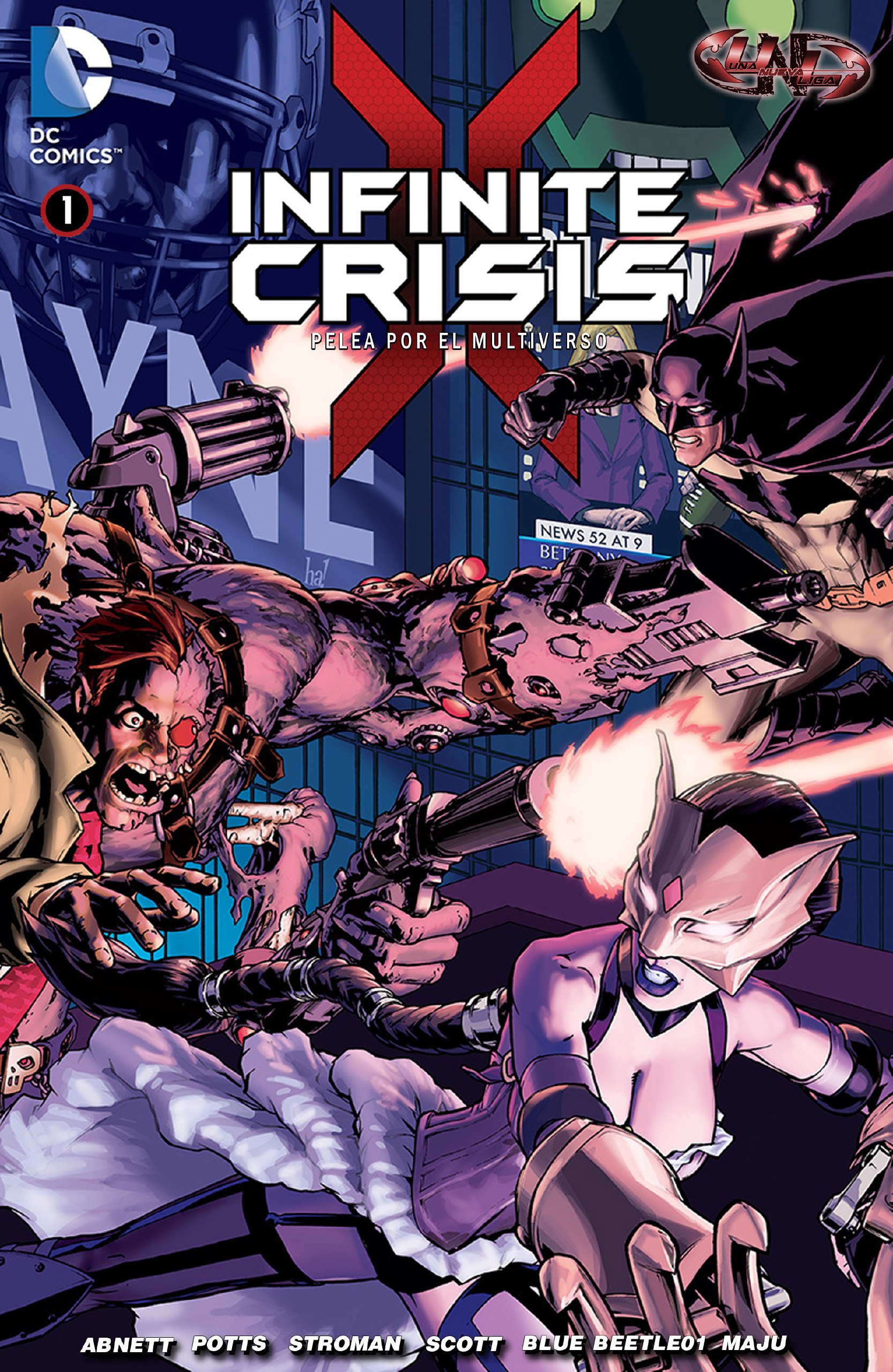 Portada ampliada de INFINITE CRISIS