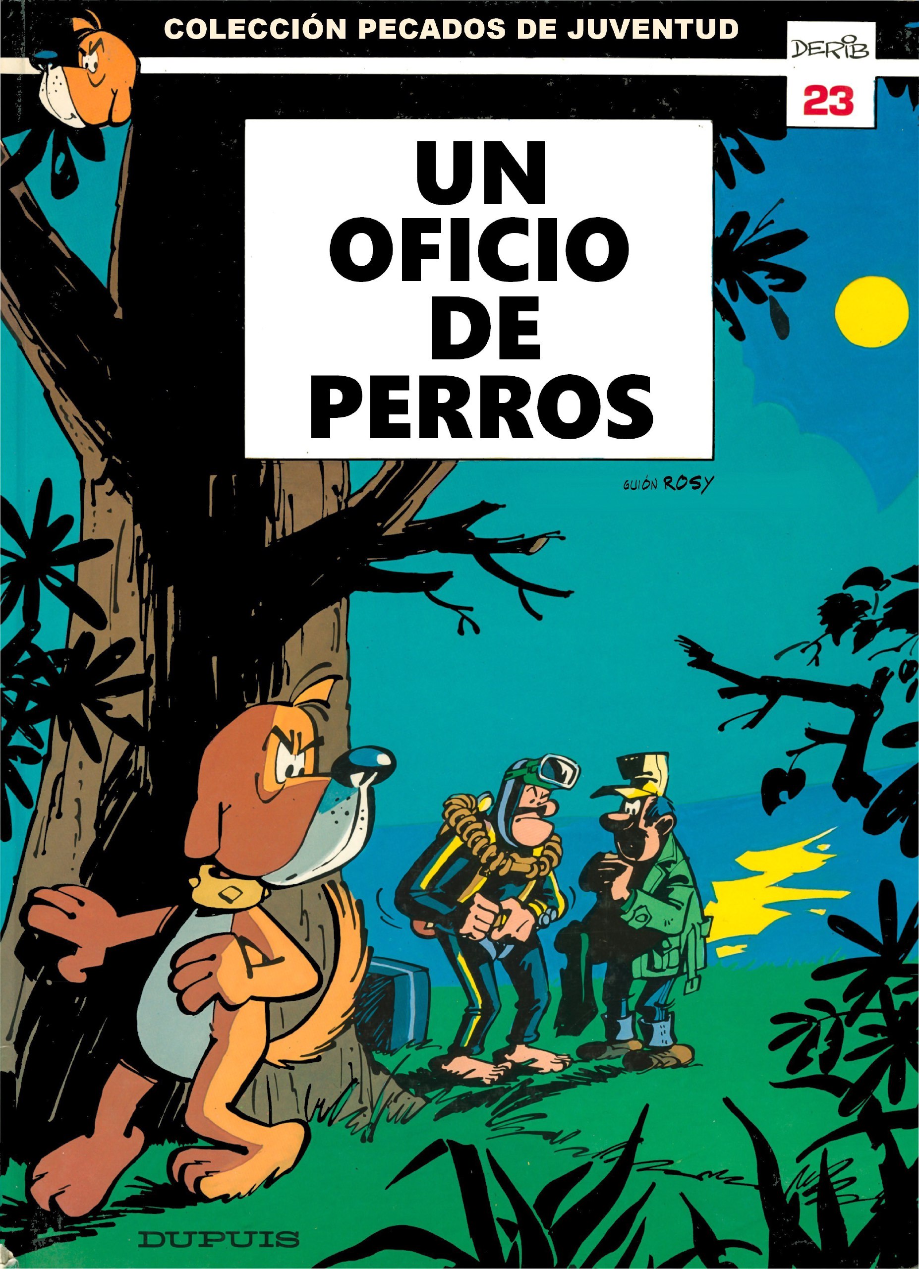 Portada ampliada de UN OFICIO DE PERROS