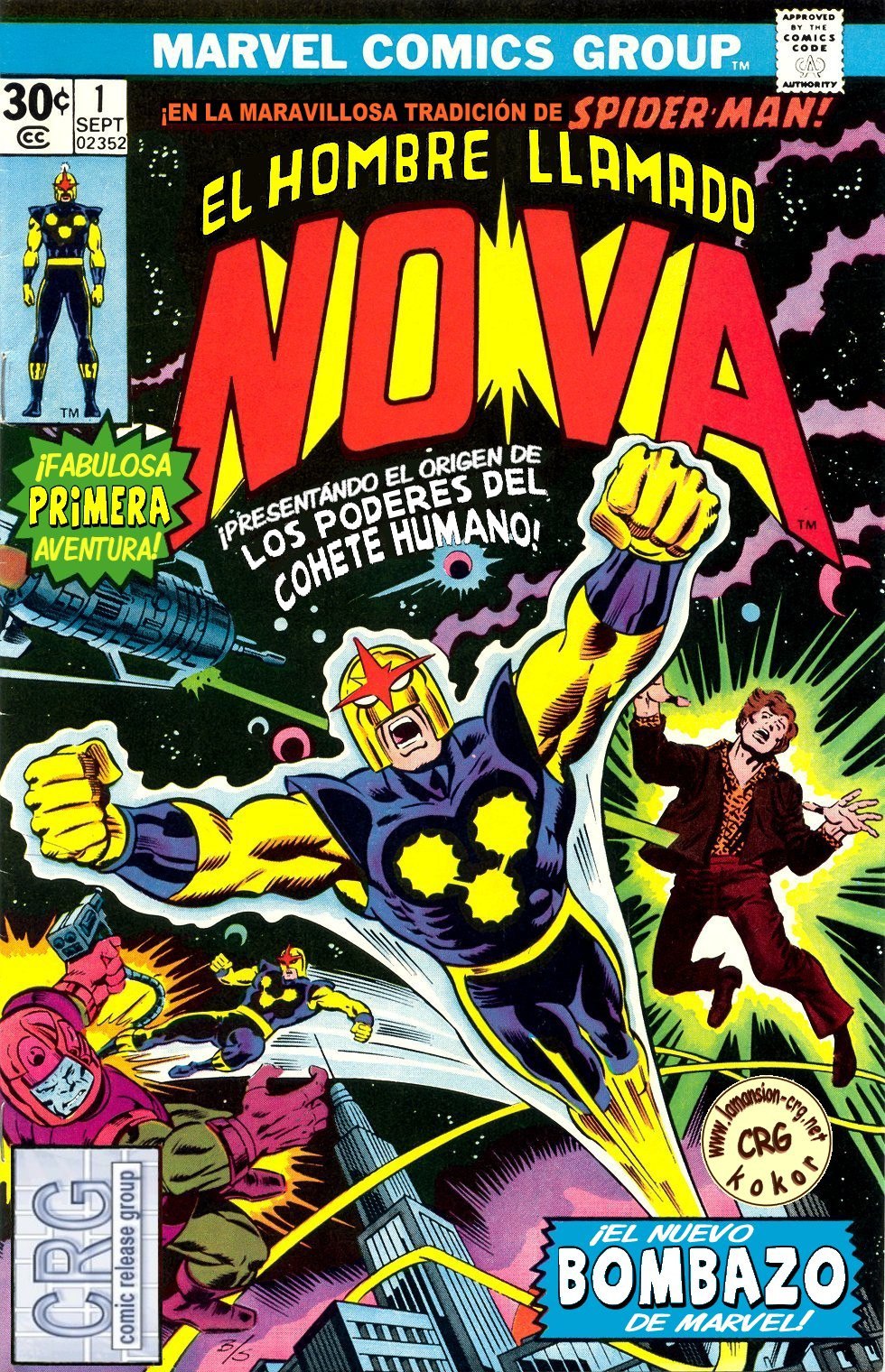 Portada ampliada de EL HOMBRE LLAMADO NOVA