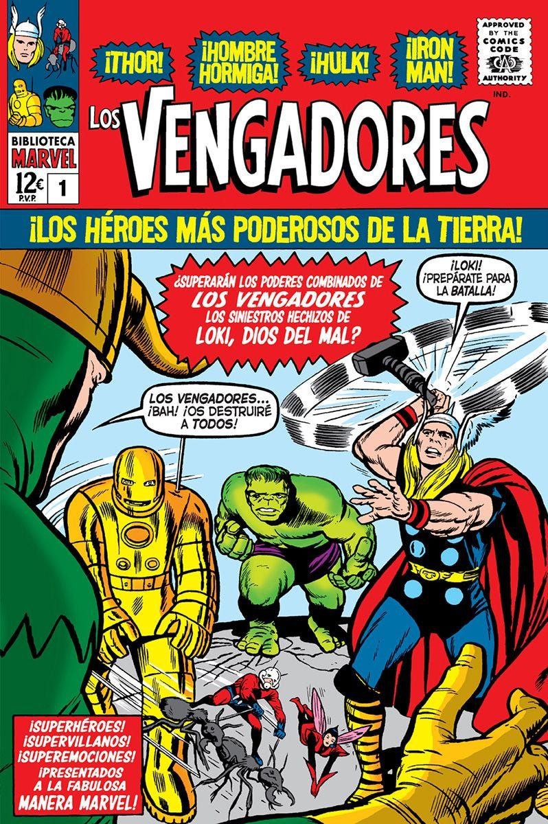 Portada ampliada de Los Vengadores