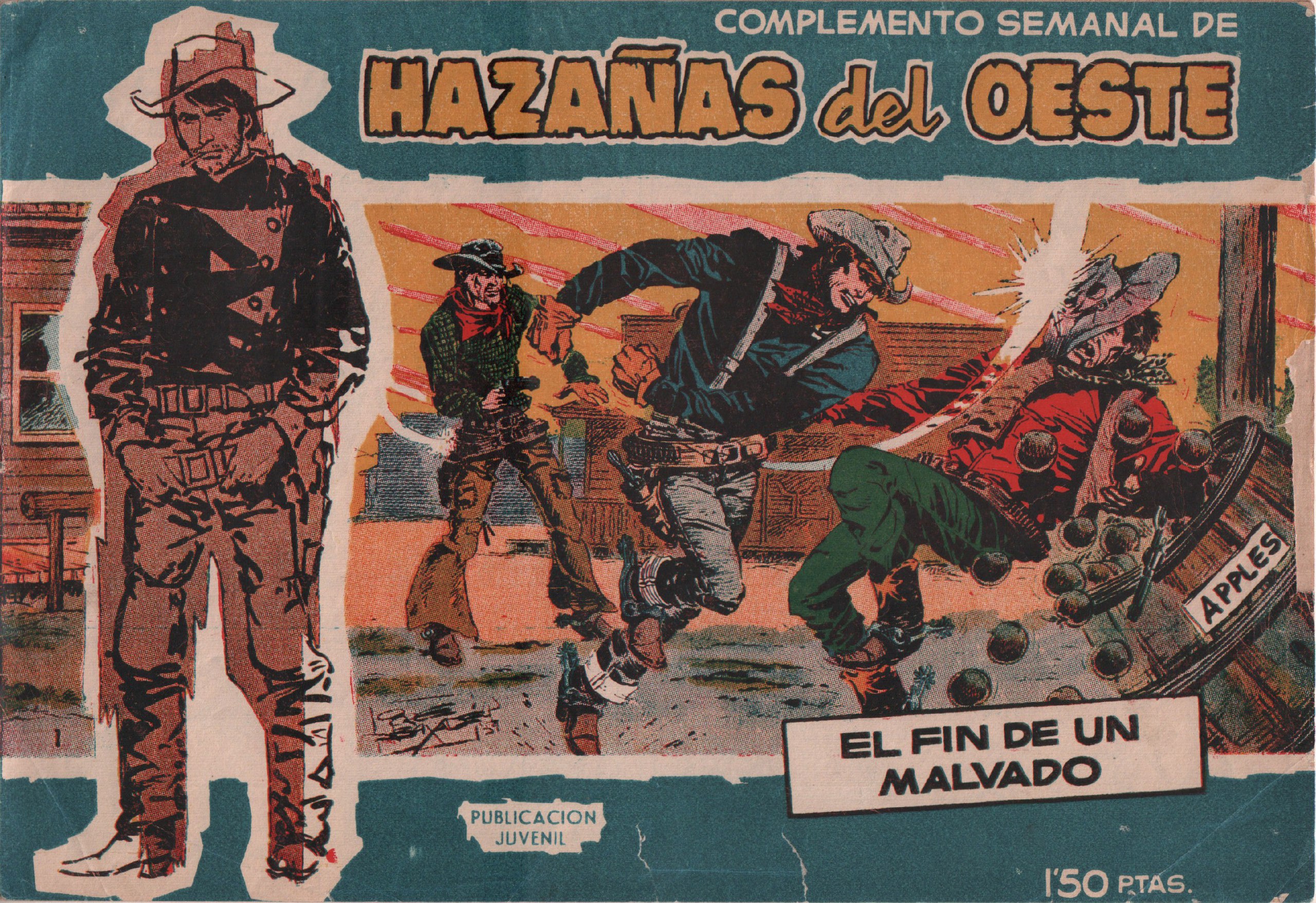 Portada ampliada de HAZAÑAS del OESTE